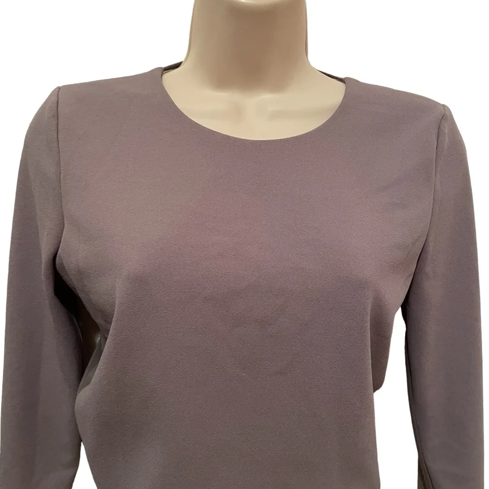 Zara Women’s Cropped Gray Open Back Mesh Adjustable Top Shirt Size Small